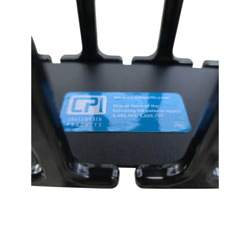Open Box Panduit WMP1E‎ Horizontal Cable Manager, Black, 2 RU, Black